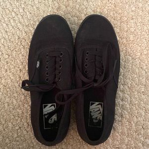 Black Low Vans